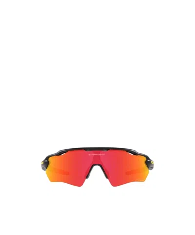 Oakley Logo Sunglasses In Red