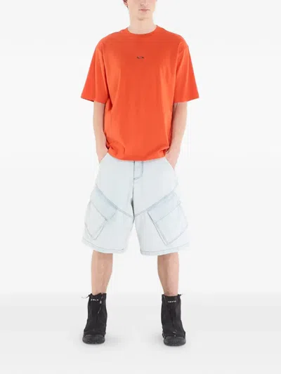 Oakley Logo-detail T-shirt In Orange