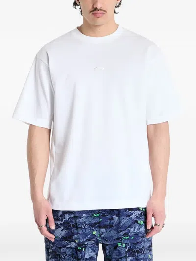 Oakley Logo-patch T-shirt In White