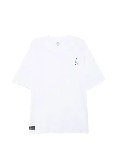 Oakley Logo-patch T-shirt In White