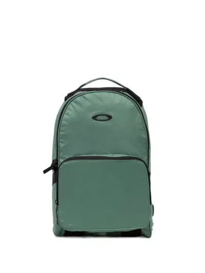 Oakley Logo-plaque Zip-fastening Backpack In Green