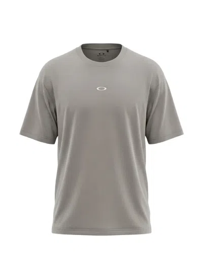Oakley Logo-print Graphic-print T-shirt In Gray