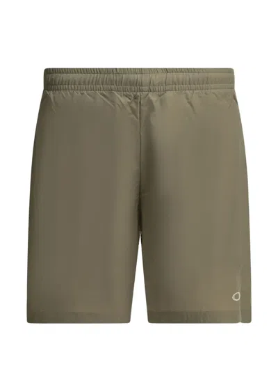 Oakley Logo-print Shorts In Gray