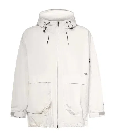Oakley Long Sleeve Casual Jacket In White