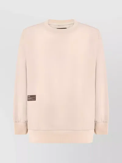 OAKLEY LONG SLEEVE CREW NECK SWEATER WITH PATCH
