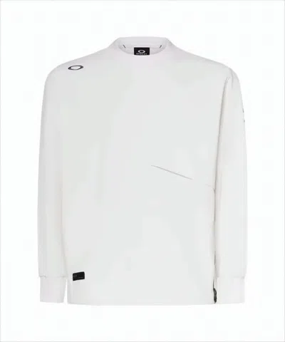 Oakley Long-sleeve Top With Minimalist Design And Subtle Branding In White