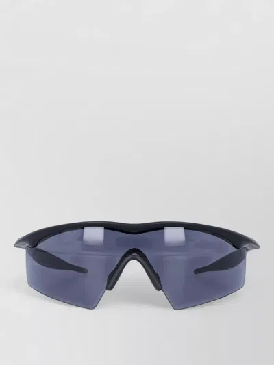 Oakley M Frame Strike Wraparound Sunglasses Curved Temples In Blue