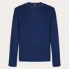 Oakley M Waffle Ls Tee In Navy