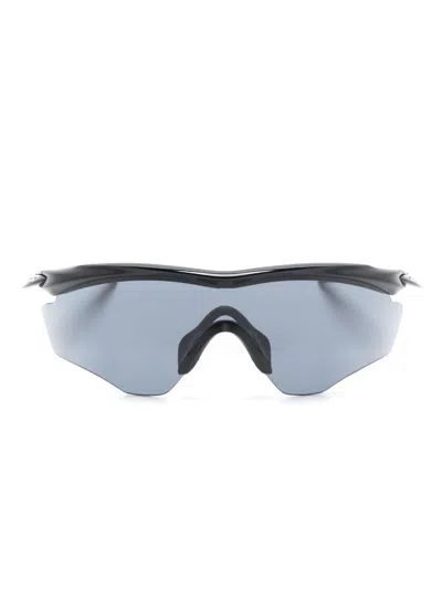 Oakley M2 Frame Xl Shield-frame Sunglasses In Black