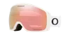 Oakley Unisex Sunglasses Oo7105 Flight Tracker M Snow Goggles In Prizm Rose Gold Iridium