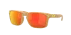 Oakley Hoolbrook Coalesce Square-frame Sunglasses In Prizm Ruby Polarized