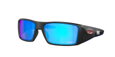 Oakley Man Sunglass Oo9231 New York Giants Heliostat In Black