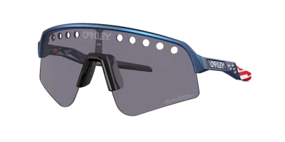 Oakley Man Sunglass Oo9465 Sutro Lite Sweep Troy Lee Designs Series In Prizm Grey