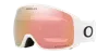 Oakley Unisex Sunglasses Oo7104 Flight Tracker L Snow Goggles In Prizm Rose Gold Iridium