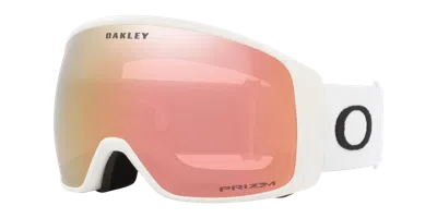 Oakley Unisex Sunglasses Oo7104 Flight Tracker L Snow Goggles In Prizm Rose Gold Iridium