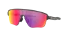 Oakley Womens Black Oo9248 Corridor Shield-shape Acetate Sunglasses In Prizm Road