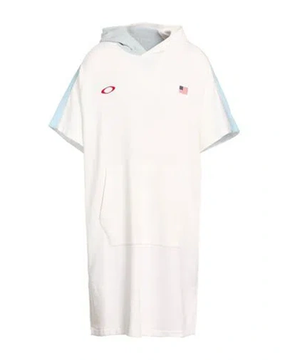 Oakley Man Sweatshirt White Size Onesize Cotton, Polyamide