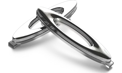 Oakley Mann Turbine/turbine Rotor Icon Kit In Polished Chrome