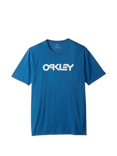 Oakley Mark Ii Logo-print T-shirt In Blue