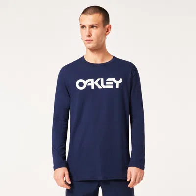 Oakley Mark Ii L/s Tee 2.0 In Navy