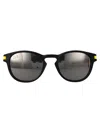 Oakley Matte Black Acetate Sunglasses In Gray