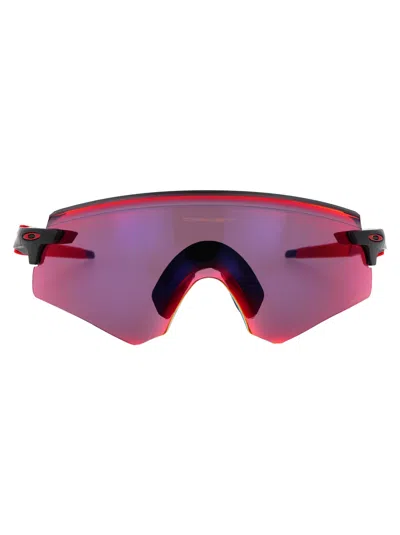 Oakley Matte Black Acetate Sunglasses In Multi