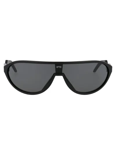 Oakley Matte Black Acetate Sunglasses In Pink