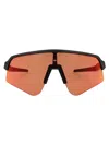 Oakley Matte Carbon Acetate Sunglasses In Purple