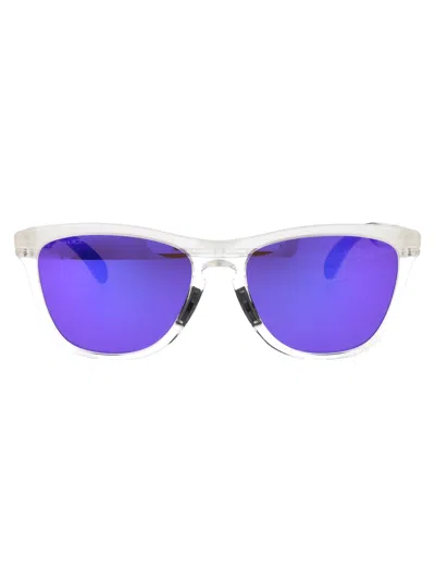 Oakley Matte Clear Acetate Sunglasses