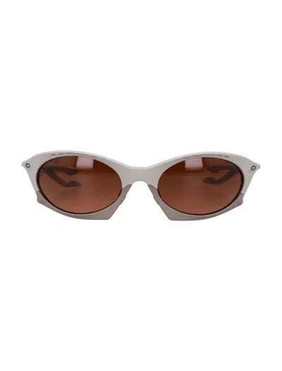 Oakley Matte Sand Cat-eye Plantaris Sunglasses In Gray