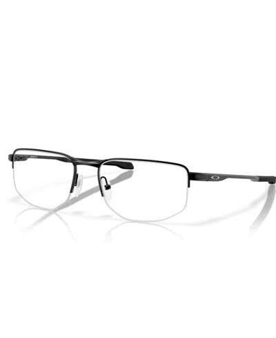 Oakley Men's Addams 0.5 Eyeglasses, Ox3035 In Satin Black