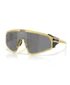 Oakley Unisex Round Latch Panel Sunglasses, Oo9404 In Gold Grass