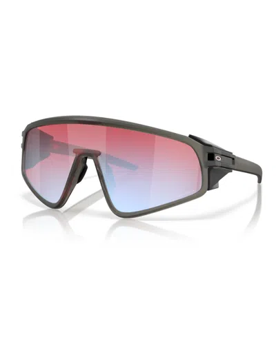 Oakley Unisex Latch Panel Sunglasses, Oo9404 In Matte Gray Smoke
