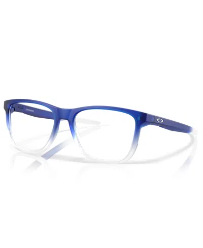 Oakley Men's Centerboard Fathom Collection Eyeglasses, Ox8163 In Matte Clear Crystal Blue Fade