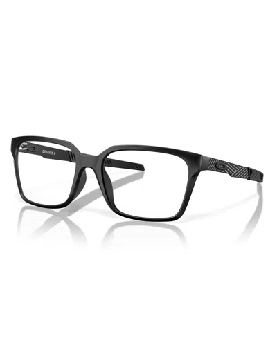 Oakley Men's Dehaven Low Bridge Fit Eyeglasses, Ox8180f In Black