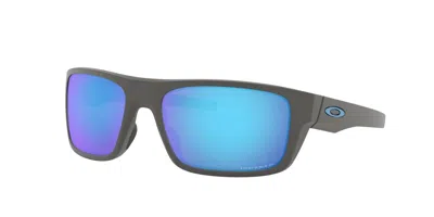 Oakley Men's Drop Point Polarized Sunglasses 9367 - 06 - 60 In Matte Smoke/prizm Sapphire Iridium