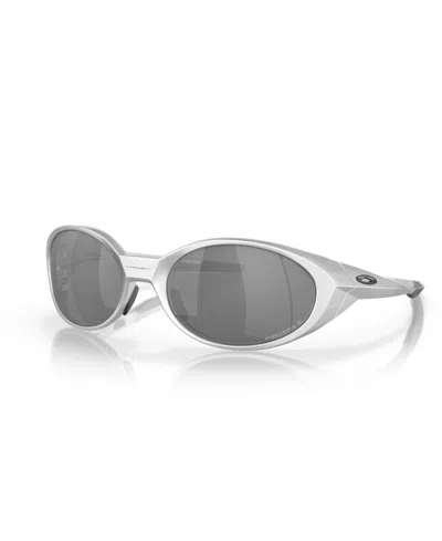 Oakley Men's Eye Jacket Redux Seek Collection Polarized Sunglasses, Oo9438 In Silver