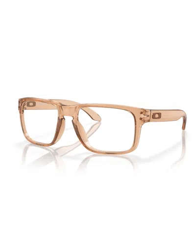 Oakley Men's Eyeglasses, Ox8156 In Polished Transparent Sepia