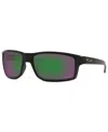 Oakley Gibston Prizm Jade Square Mens Sunglasses Oo9449 944915 60 In Matte Black,prizm Jade