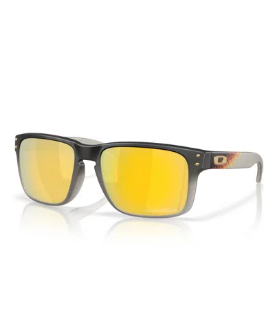 Oakley Men's Holbrook Troy Lee Designs Series Polarized Sunglasses, Oo9102 In Troy Lee Designs Black Fade
