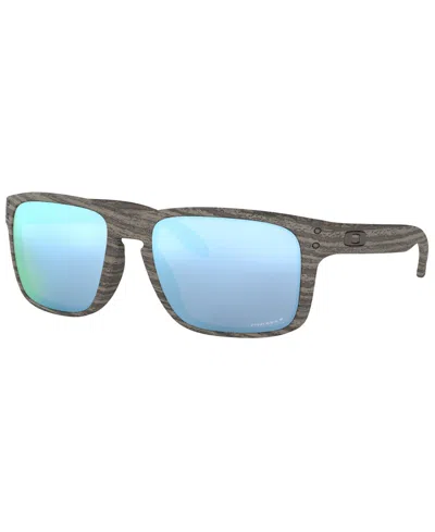 Oakley Men's Holbrook Xl Collection Polarized Sunglasses, Oo9417 In Woodgrain,prizm Deep H2o Polarized