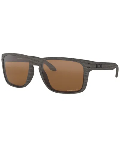Oakley Men's Holbrook Xl Collection Polarized Sunglasses, Oo9417 In Woodgrain,prizm Tungsten Polar