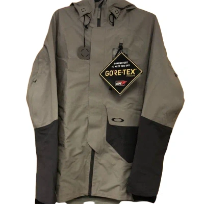 Pre-owned Oakley Men's Hourglass 3 L Gore Jacket Size M In Oxide Grey