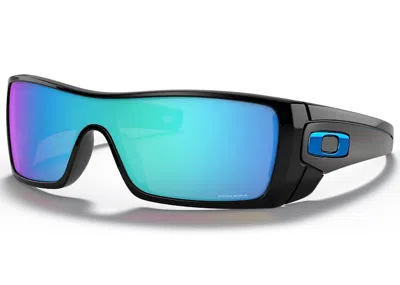 Pre-owned Oakley Men's  Batwolf Sunglasses In Polished Black/prizm Sapphire (oo9101/5827) In Multi