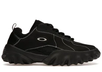 Pre-owned Oakley Men's  Factory Team Chop Saw Brain Dead Leather Nubuck Sneakers In Black