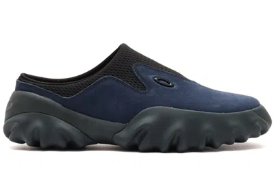 Pre-owned Oakley Men's  Factory Team Chop Saw Mule Brain Dead Sneakers In Navy Blue/black In Multi