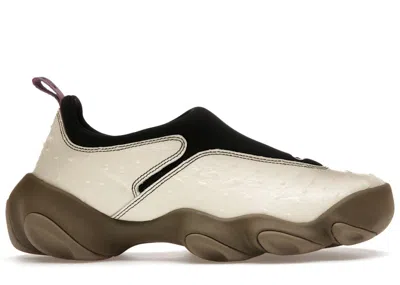 Pre-owned Oakley Men's  Factory Team Flesh Brain Dead Ostrich Sneakers In Ivory/khaki In Multi