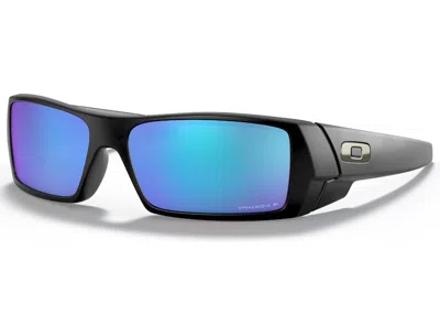 Pre-owned Oakley Men's  Gascan Sunglasses In Matte Black/prizm Sapphire Polarized (oo9014/5060)