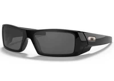 Pre-owned Oakley Men's  Gascan Sunglasses In Polished Black/grey (03/471)