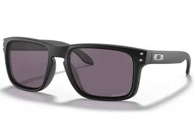 Pre-owned Oakley Men's  Holbrook Sunglasses In Matte Black/prizm Grey (oo9102/e855)